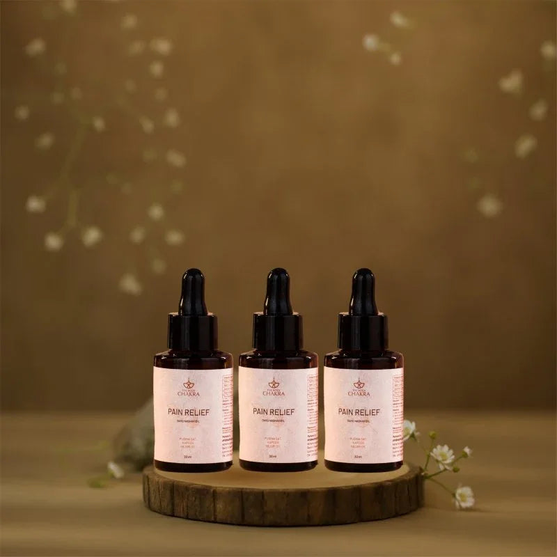 Pain Relief Oil, joint pain, body pain, muscle pain, hedache, injury pain, sports pain.